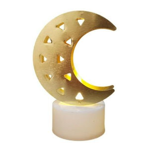 Ramadan Eid Mubarak Décoratif Islamique Bougeoir Métal Cuivre Couleur Bougeoir Eid et Ramadan Organisateur pour Offre Spéciale - Product Image 3