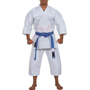 Traje de Karate de algodón 100% personalizado, ropa de artes marciales a un precio razonable para entrenamiento de Karate y artes marciales - Product Image 1