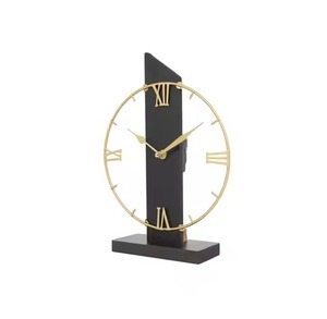 Reloj de mesa mecánico silencioso de Metal clásico para decoración de escritorio de oficina en casa regalo elegante y moderno - Product Image 4