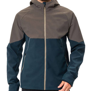 แจ็คเก็ตผ้านิ่มหนาสำหรับผู้ชายกำหนดได้เองมีฮู้ดกันน้ำกันลมสำหรับกีฬากลางแจ้งฤดูหนาวและการใช้งานในชีวิตประจำวันการเดินป่าวันที่ฝนตก - Product Image 3