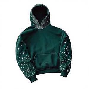 Personaliza tu sudadera de invierno de alta calidad con logotipo personalizado, sudadera con pedrería de la mejor calidad, el mejor diseño, corte regular. - Product Image 3