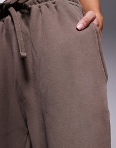 Pantalons de jogging droits pour femmes en gros, polyester/coton, molleton, dentelle, respirant, confortable, coupe régulière, hiver, élastique plat - Product Image 3