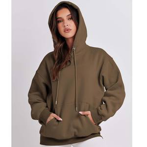 Sudadera con capucha para mujer, sudaderas con capucha cortas de cintura alta, ropa de mujer, nuevo estilo, sudaderas informales de manga larga con capucha, Invierno informal - Product Image 5