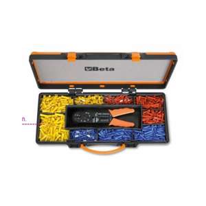 BETA Light Series Crimping Pliers with 450 Terminals Assortment <b>Wire</b> <b>Wire</b> Cutters and <b>Strippers</b> - Product Image 1