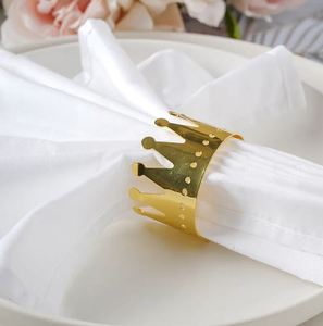 Anneaux de serviette en or fondu en gros, mariage, restaurant, hôtel, villa, argent, or, coloré, personnalisé selon le client, moderne - Product Image 6