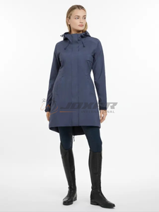 2025 premium stylish women horse riding <b>long</b> <b>coat</b> waterproof breathable outdoor training jacket equestrian sportswear - Product Image 2