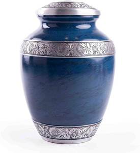 Gran Venta de urna de cremación terminada impresa con esmalte de Metal con base de recuerdo funerario urnas para cenizas humanas - Product Image 2