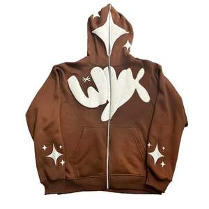 Sudadera con capucha unisex con estampado 3D personalizado para hombre, sudadera de invierno con cremallera completa, estampado de espuma, talla grande, 100%, forro de algodón - Product Image 6