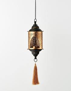 Pequeña Lámpara de Metal Antigua de Ramadán para Esquinas Festivas que Mejora el Ambiente Espiritual con Artesanía Tradicional - Product Image 1