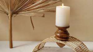 Bougeoirs à étapes multiples Décoration de table Cadeaux de mariage Bougeoirs en cire d'abeilles Bougeoirs en bois Bougeoirs parfumés antiques - Product Image 6