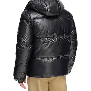 Blouson matelassé décontracté haut de gamme pour homme 2026, grande taille, en toile respirante, uni sur le devant, pour la collection hiver - Product Image 3