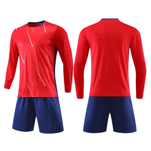 Conjunto de camiseta de fútbol personalizada para adultos, camiseta de manga larga, uniforme de fútbol, ropa deportiva, chándal, traje, chándal deportivo - Product Image 2