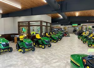 Cortacésped John Deere X950R con asiento, 25HP, 4 tiempos, caja recolectora, eléctrico 28V para tractor de jardín, corte de césped, bajo precio - Product Image 5