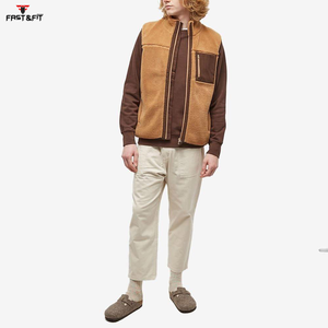 เสื้อกั๊กขนสัตว์ผู้ชายแบบสั่งทำตามแบบที่ต้องการ น้ำหนักเบา ดีไซน์ใหม่ระดับมืออาชีพ เสื้อแจ็คเก็ตฤดูใบไม้ร่วง กันน้ำ สำหรับใส่เป็นเสื้อนอก - Product Image 5