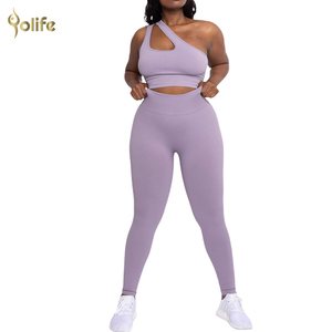 Yolife <span class=keywords><strong>reggiseno</strong></span> imbottito per allenamento ad alto impatto ejercicio sexy donna allenamento crop top sport Push Up Fitness palestra <span class=keywords><strong>reggiseno</strong></span> sportivo monospalla - Product Image 3