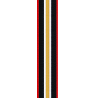 Vente en gros OEM de rubans de médailles à rayures classiques Awards Custom Made Moire Ribbon avec des couleurs personnalisées
