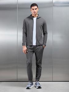 Fashionable Unisex Windbreaker Set Hoodie Jacket <b>Jogger</b> Pants Streetwear Casual Gym Activewear Outfit - Product Image 1