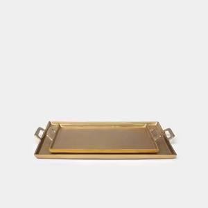 Plateau de service en métal de qualité supérieure, aspect haut de gamme pour la décoration de table - Product Image 2