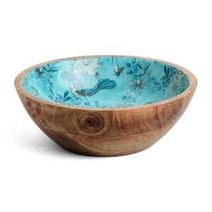 Bol rond en bois pour décoration d'intérieur écologique - Product Image 6