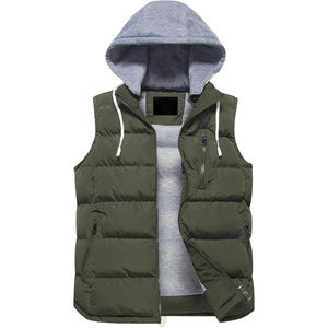 Directo de fábrica hecho de alta calidad completo logotipo personalizado diseño hombres Puffer venta al por mayor nuevo invierno 2025 Puffer chaleco hombres - Product Image 4