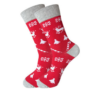 Nueva Llegada, Venta Caliente, Calcetines de Hombre Transpirables con Diseño Navideño de Papá Noel, Divertidos y con Personalidad - Product Image 2