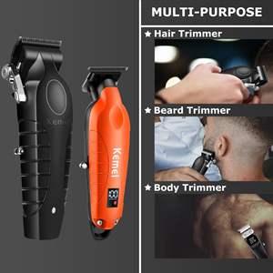 Tondeuse à cheveux sans fil avec écran LED, 11 guides de coupe, lame en acier inoxydable, étanche IPX7 - Product Image 2