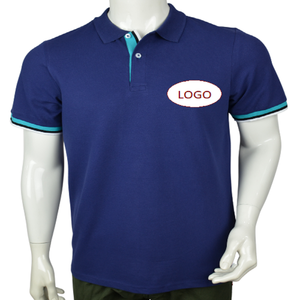 Impression de broderie personnalisée Polo organique pour hommes de haute qualité Polo décontracté tendance original d'été Polo surdimensionné 210 g/m² - Product Image 4