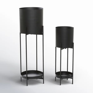 Maceta de metal adorable de alta calidad de diseñador bellamente elaborada que aporta frescura elegante y sofisticación moderna - Product Image 2