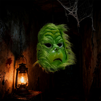 Masque de tête d'animal en peluche pour Halloween, idéal pour les fêtes costumées et les événements dansants - Respirant, tendance, en PU, design personnalisable pour adultes