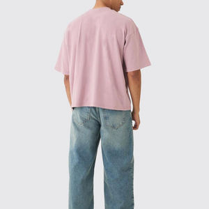 Heavyweight Streetwear 100% Cotton Boxy <b>Fit</b> <b>T</b>-<b>Shirts</b> Premium Quality Custom Shorts Sleeve Boxy <b>Fit</b> <b>Shirt</b> - Product Image 6