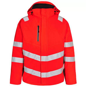 Chaquetas de Trabajo Personalizadas de Softshell Impermeables de Alta Visibilidad con Cinta Reflectante para Construcción y Seguridad - Product Image 3