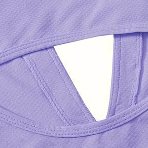 Mujeres Casual Fitness Diseño personalizado Color Secado rápido Transpirable Tallas grandes Muscle Activewear Poliéster/Algodón Camisetas sin costuras - Product Image 6