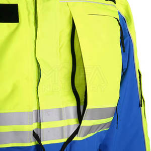 Veste de sécurité robuste réfléchissante pour une haute visibilité, imperméable, respirante et confortable pour une utilisation toute la journée - Product Image 2