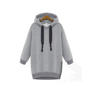En gros Femmes Longues À Capuche Robes Bas Prix Pas de QUANTITÉ MINIMALE DE COMMANDE Polyester Hoodies - Product Image 2