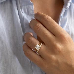 Bague de fiançailles en or avec diamant taille marquise, prix d'usine, fournisseur et fabricant en gros, cadeau de bijoux - Product Image 6