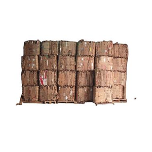 Recovered cardboard box <b>waste</b> material offered for bulk trading in <b>paper</b> recycling industry - Product Image 1
