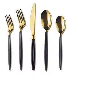 Juego de Cubiertos Decorativos Hechos a Mano, Duraderos y Personalizados para Cocina, Artículos de Catering, Juego de Cubiertos de Metal - Product Image 4