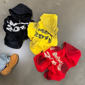 Nouvelle mode Vintage Streetwear surdimensionné délavé à capuche lavage en détresse pull à capuche French Terry sweat à capuche pour homme - Product Image 4