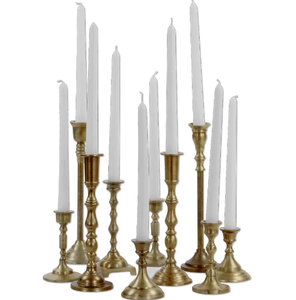 Porte-bougie en T en métal de luxe Bougeoir décoratif pour chauffe-plat Bougeoir élégant et moderne pour la décoration de fête de salon à la maison - Product Image 5