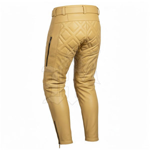 Premium Quality Durable Breathable Leather Motorbike Pants Men Safety Design Comfortable Fit <b>Strong</b> <b>Fabric</b> Plus Size Full Sleeve - Product Image 4