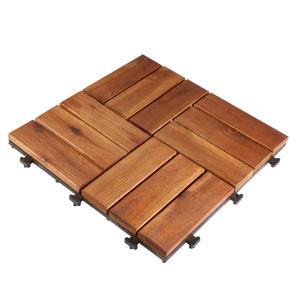 Carreaux à emboîter en bois d'acacia naturel | Terrasse modulaire pour balcon, jardin et piscine | Fournisseur du Vietnam - Product Image 2