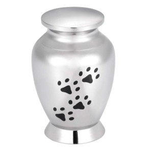 Urnas de cremación de latón para mascotas con hermoso diseño de mariposa dorada y urnas funerarias de metal con acabado verde - Product Image 4