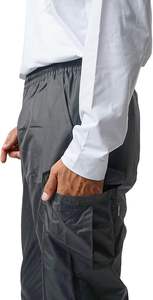 Pantalones de chándal de nailon cortavientos impermeables con botón lateral informal personalizado de alta calidad para hombre - Product Image 2