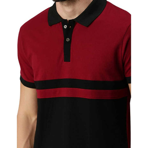 2025 venta al por mayor transpirable de alta calidad de los hombres Casual verano Polo cuello Camiseta 100% algodón transpirable manga corta personalizada - Product Image 5