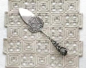 Ensemble de spatules à gâteau en métal avec poignée décorative, couteau à tarte, spatule à dessert, vaisselle pour occasions élégantes - Product Image 3