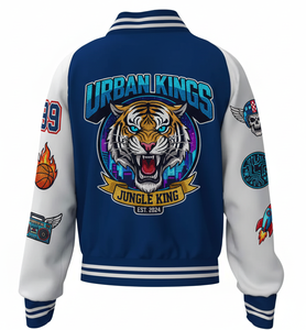 เสื้อแจ็คเก็ตบอมเบอร์ทรงสลิมฟิตสำหรับผู้ชาย ผ้าโพลีเอสเตอร์ 100% ระบายอากาศได้ดี เหมาะสำหรับฤดูหนาว ดีไซน์ทันสมัย คอตั้ง มีโลโก้ด้านหน้า มีฮู้ด สวมใส่สบาย - Product Image 2