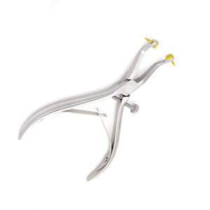 Pince à retirer les couronnes dentaires, pince à dents en acier inoxydable avec embout en caoutchouc, extraction orthodontique par instrument SurgiRight - Product Image 2