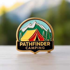 Épingles Pathfinder à haute durabilité Badge de qualité supérieure pour les célébrations Événements de club Conceptions d'émail personnalisées - Product Image 3