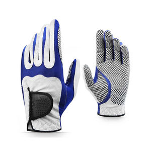 Gants de golf unisexes de qualité supérieure OEM 100% cuir de cabretta pour hommes, choix de plusieurs couleurs avec logo en peau de mouton - Product Image 1