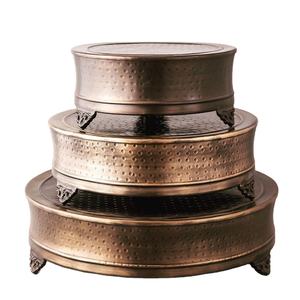 โต๊ะของหวานโลหะสำหรับงานเลี้ยงงานแต่งงาน,โต๊ะของหวานสไตล์ยุโรปชั้นวางเค้กหลายชั้นขาตั้งของหวานในโรงแรมร้านอาหาร - Product Image 1